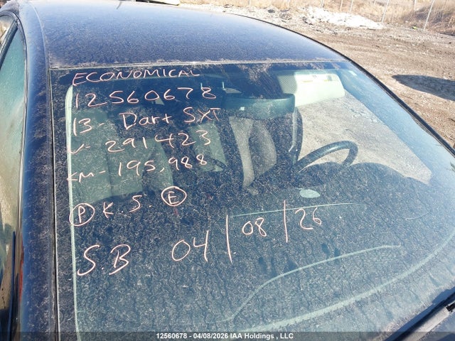 Продажа на аукционе авто 2013 Dodge Dart Sxt/rallye, vin: 1C3CDFBA4DD291423, номер лота: 12560678