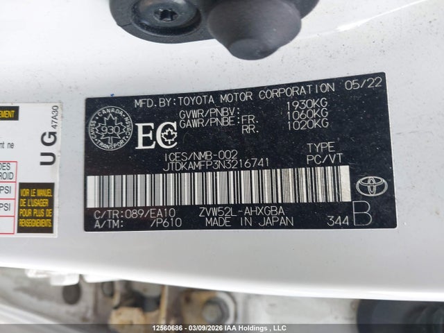 JTDKAMFP3N3216741 Toyota Prius Prime Upgrade