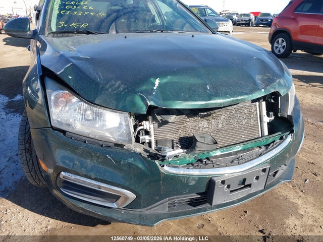 Продаж на аукціоні авто 2015 Chevrolet Cruze 1lt, vin: 1G1PC5SB6F7272160, номер лоту: 12560749