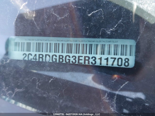 2C4RDGBG3ER311708 Dodge Grand Caravan Se/sxt