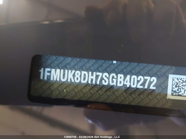 1FMUK8DH7SGB40272 Ford Explorer Active