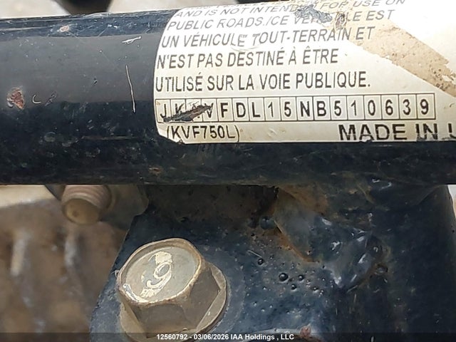 Kawasaki Kvf750 L 2022 JKAVFDL15NB510639 Image 9