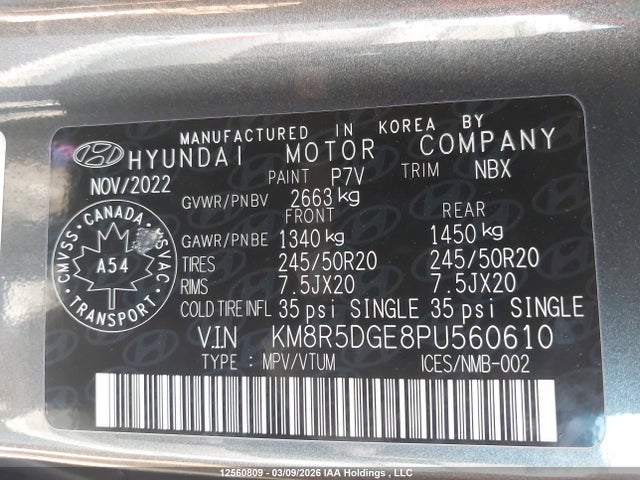 KM8R5DGE8PU560610 Hyundai Palisade Ultimate Calligraphy