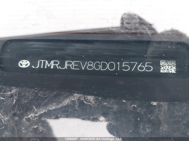 JTMRJREV8GD015765 Toyota Rav4 Hv Xle