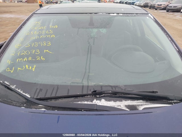 Продажа на аукционе авто 2016 Nissan Maxima 3.5s/sv/sl/sr/plat, vin: 1N4AA6AP4GC378983, номер лота: 12560868