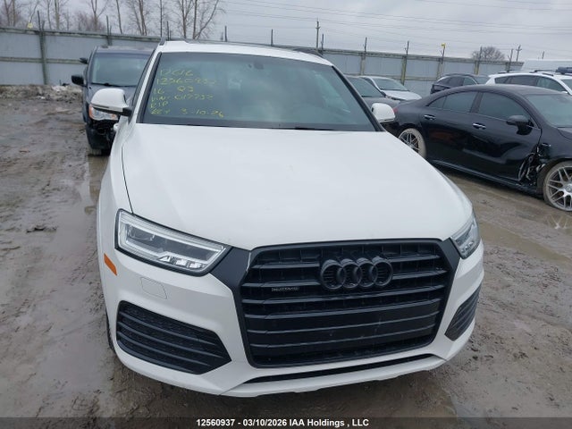 2016 Audi Q3 Prestige მანქანა იყიდება აუქციონზე, vin: WA1GFCFS4GR017732, აუქციონის ნომერი: 12560937