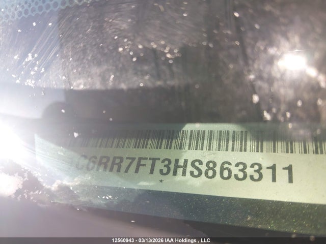 Aukcja sprzedaży 2017 Ram 1500 St, vin: 1C6RR7FT3HS863311, numer aukcji: 12560943
