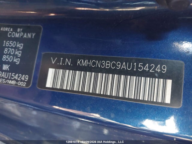 Aukcja sprzedaży 2010 Hyundai Accent Se, vin: KMHCN3BC9AU154249, numer aukcji: 12561074
