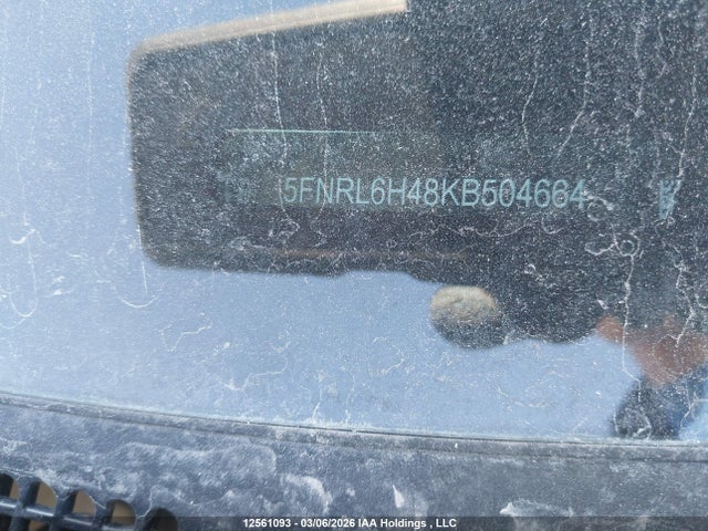 5FNRL6H48KB504664 Honda ODYSSEY EX