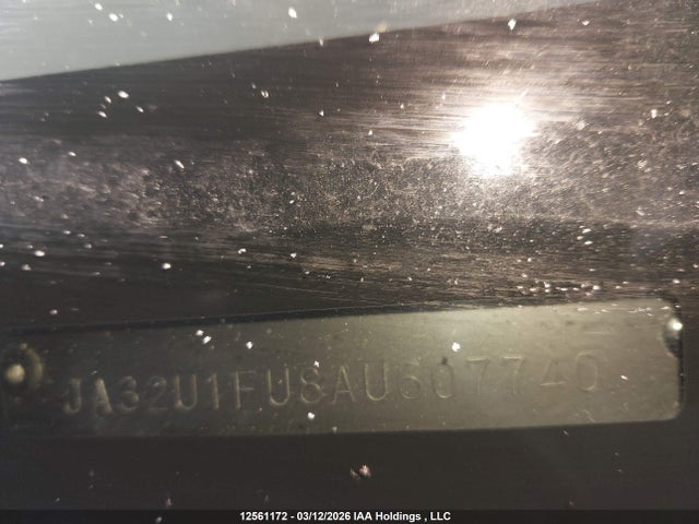 12561172 :رقم المزاد ، JA32U1FU8AU607740 vin ، 2010 Mitsubishi Lancer De مزاد بيع
