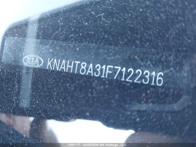 12561177 :رقم المزاد ، KNAHT8A31F7122316 vin ، 2015 Kia Rondo Lx/lx Value/lx Winter Edition مزاد بيع