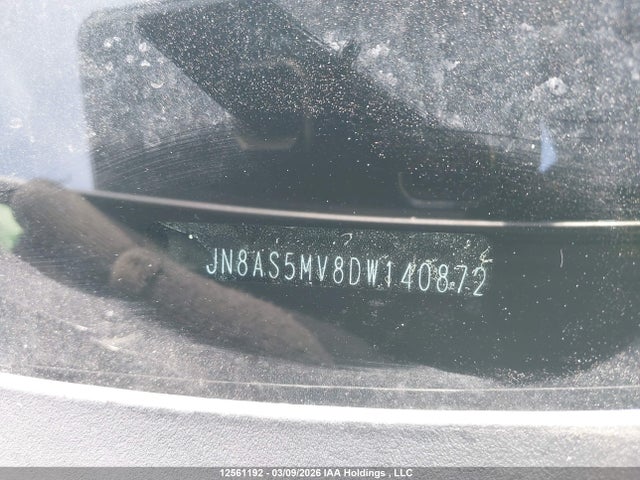 12561192 :رقم المزاد ، JN8AS5MV8DW140872 vin ، 2013 Nissan Rogue S/sv مزاد بيع
