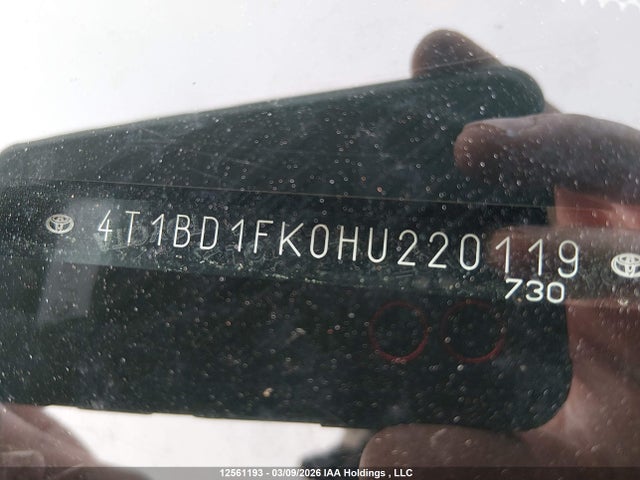 4T1BD1FK0HU220119 Toyota Camry Hybrid/le/xle/se