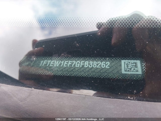 Продаж на аукціоні авто 2016 Ford F150 Supercrew, vin: 1FTEW1EF7GFB38262, номер лоту: 12561197