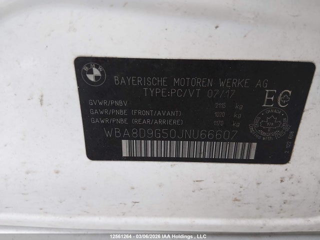 Aukcja sprzedaży 2018 Bmw 330 Xi, vin: WBA8D9G50JNU66607, numer aukcji: 12561264
