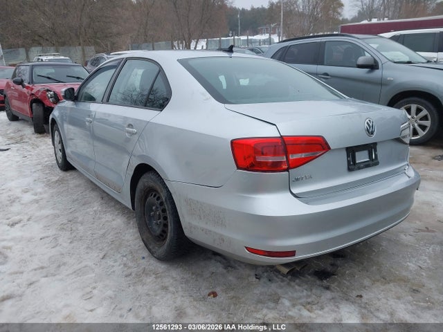 12561293 :رقم المزاد ، 3VW2K7AJ8FM413595 vin ، 2015 Volkswagen Jetta S مزاد بيع