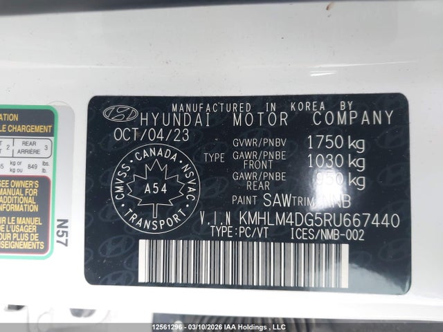 Продаж на аукціоні авто 2024 Hyundai Elantra Sel, vin: KMHLM4DG5RU667440, номер лоту: 12561296