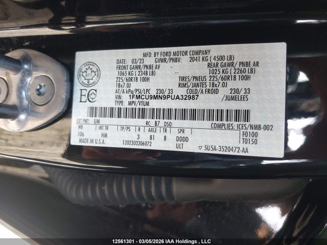 Ford Escape St-line 2023 1FMCU9MN9PUA32987 Image 9