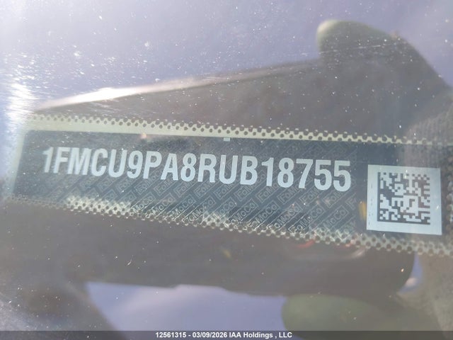 1FMCU9PA8RUB18755 Ford Escape St-line Elite