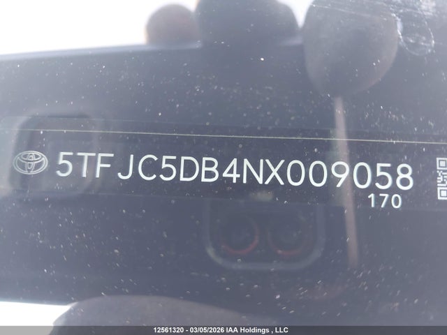 5TFJC5DB4NX009058 Toyota Tundra Hybrid Limited