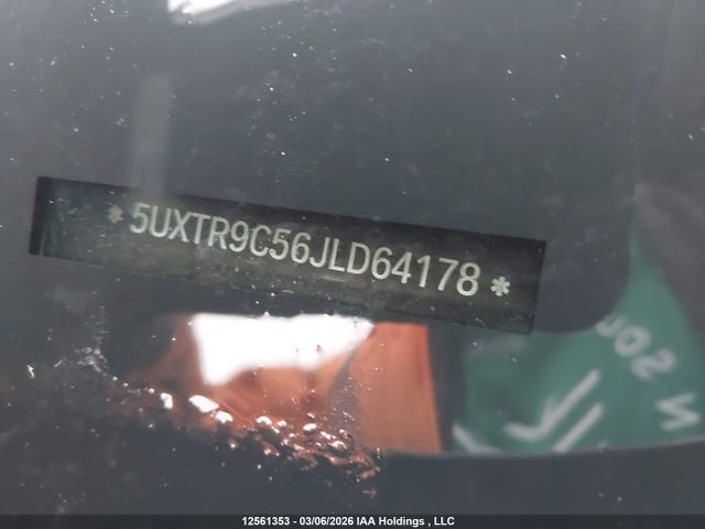 Aukcja sprzedaży 2018 Bmw X3 Xdrive30i, vin: 5UXTR9C56JLD64178, numer aukcji: 12561353