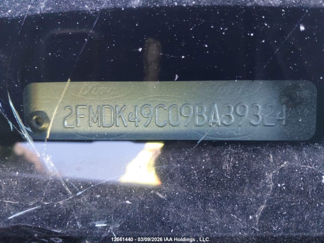 Aukcja sprzedaży 2009 Ford Edge Limited, vin: 2FMDK49C09BA39324, numer aukcji: 12561440