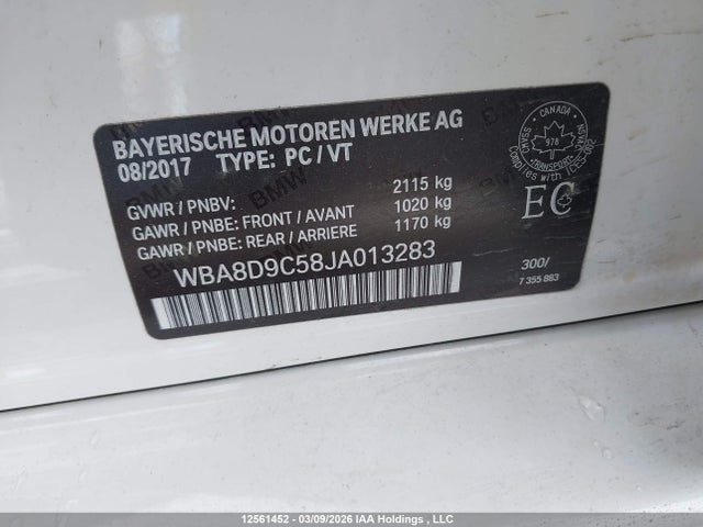 Aukcja sprzedaży 2018 Bmw 330i Xdrive, vin: WBA8D9C58JA013283, numer aukcji: 12561452