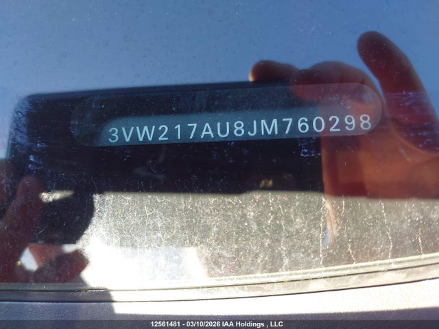 3VW217AU8JM760298 Volkswagen Golf Sportwagen 1.8 Tsi Comfortline/1.8 Tsi Trendline