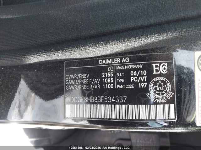 Продажа на аукционе авто 2011 Mercedes-benz C 350 4matic, vin: WDDGF8HB8BF534337, номер лота: 12561506