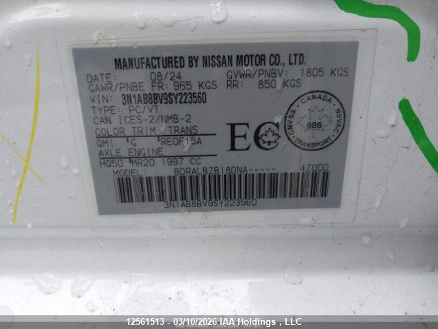 3N1AB8BV9SY223560 Nissan SENTRA S