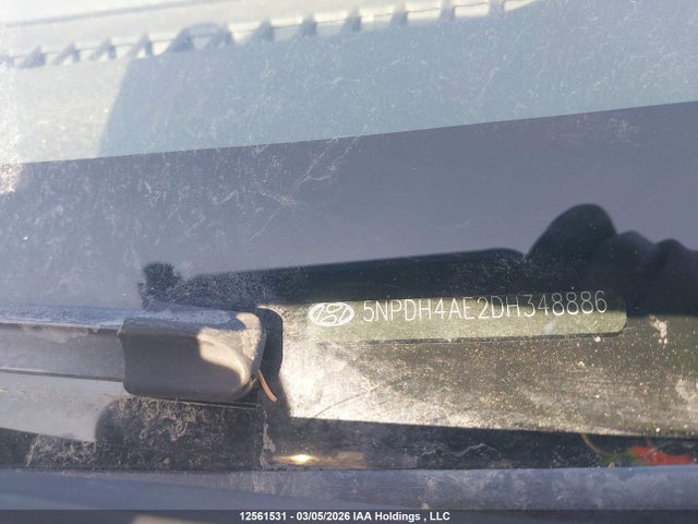12561531 :رقم المزاد ، 5NPDH4AE2DH348886 vin ، 2013 Hyundai Elantra Gl مزاد بيع