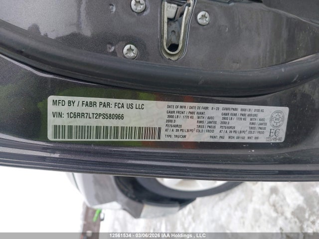 RAM 1500 Classic Slt 2023 1C6RR7LT2PS580966 Image 9