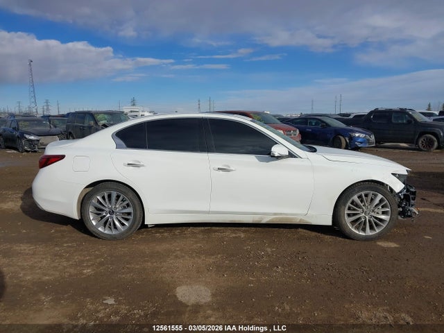 12561555 :رقم المزاد ، JN1EV7BRXNM342392 vin ، 2022 Infiniti Q50 Luxe مزاد بيع