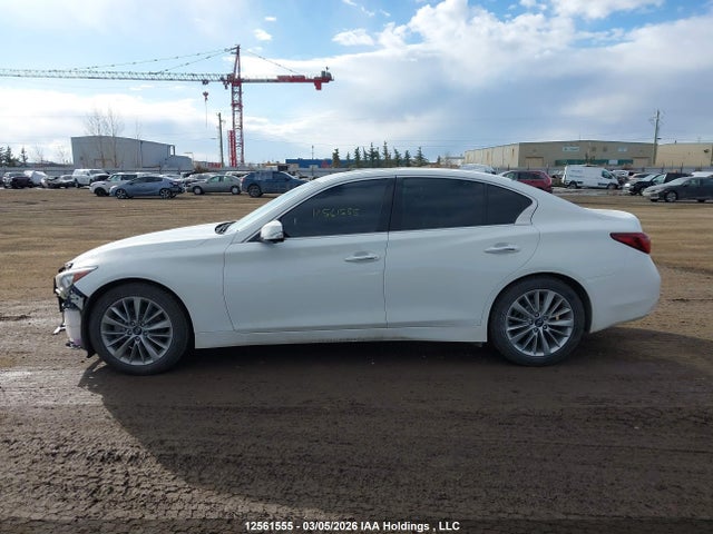 12561555 :رقم المزاد ، JN1EV7BRXNM342392 vin ، 2022 Infiniti Q50 Luxe مزاد بيع