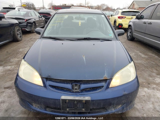 12561571 :رقم المزاد ، 2HGES16365H011192 vin ، 2005 Honda Civic Dx Vp مزاد بيع