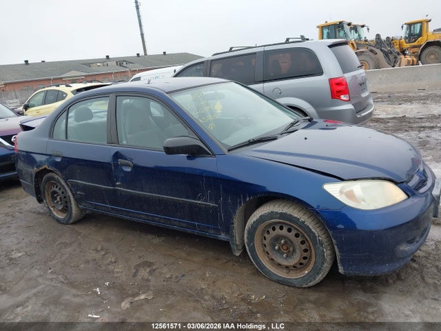 12561571 :رقم المزاد ، 2HGES16365H011192 vin ، 2005 Honda Civic Dx Vp مزاد بيع