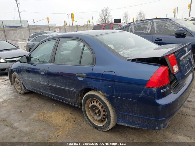 12561571 :رقم المزاد ، 2HGES16365H011192 vin ، 2005 Honda Civic Dx Vp مزاد بيع