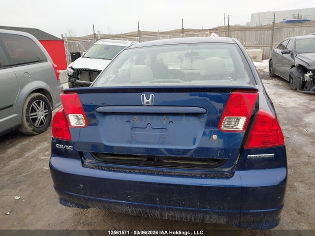 12561571 :رقم المزاد ، 2HGES16365H011192 vin ، 2005 Honda Civic Dx Vp مزاد بيع
