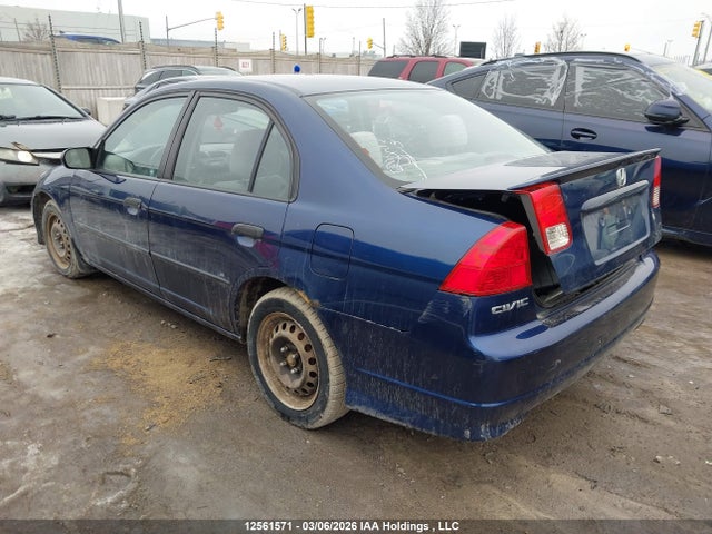 12561571 :رقم المزاد ، 2HGES16365H011192 vin ، 2005 Honda Civic Dx Vp مزاد بيع