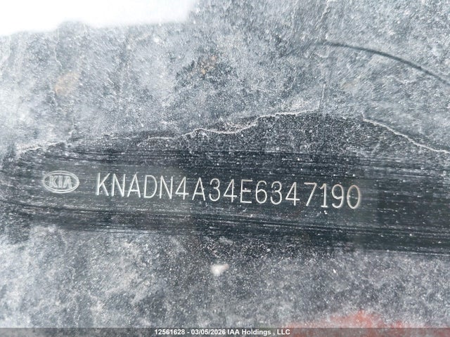 12561628 :رقم المزاد ، KNADN4A34E6347190 vin ، 2014 Kia Rio مزاد بيع