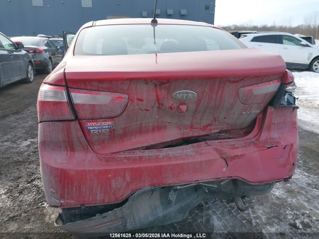 12561628 :رقم المزاد ، KNADN4A34E6347190 vin ، 2014 Kia Rio مزاد بيع