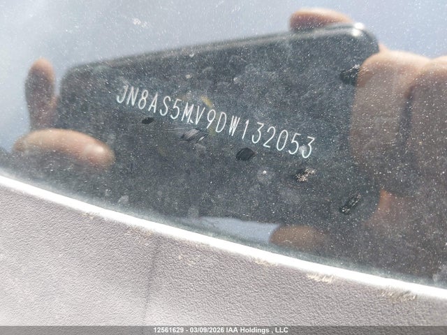 12561629 :رقم المزاد ، JN8AS5MV9DW132053 vin ، 2013 Nissan Rogue S/sl/sv مزاد بيع