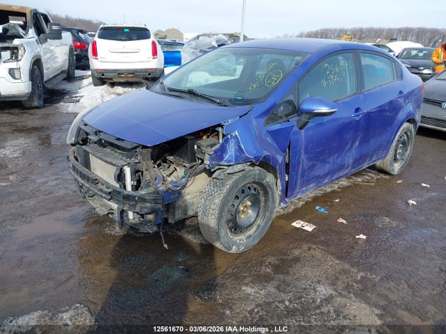 2014 Kia Rio Ex მანქანა იყიდება აუქციონზე, vin: KNADN4A37E6394469, აუქციონის ნომერი: 12561670