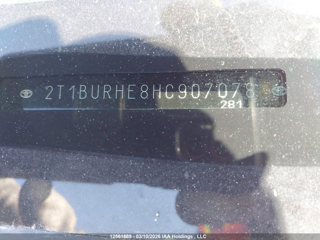 Aukcja sprzedaży 2017 Toyota Corolla L/le/xle/se/xse, vin: 2T1BURHE8HC907078, numer aukcji: 12561689