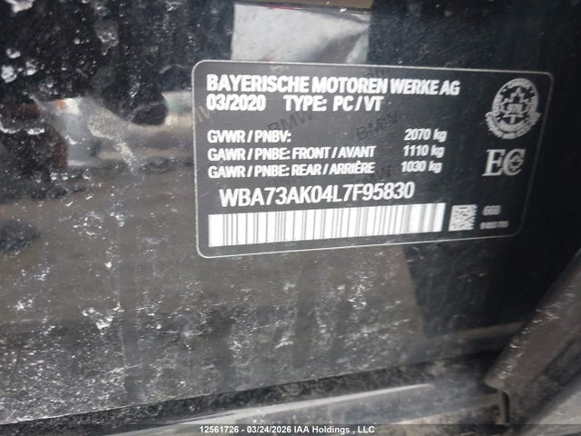 WBA73AK04L7F95830 BMW 228i Gran Coupe Xdrive