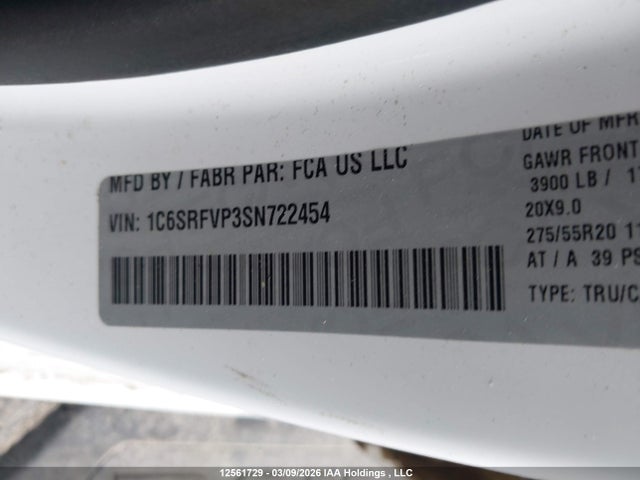 RAM 1500 Sport 2025 1C6SRFVP3SN722454 Image 9