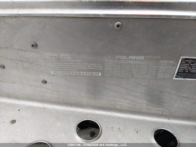 12561746 :رقم المزاد ، SN1PE8ES69C679032 vin ، 2009 Polaris  مزاد بيع