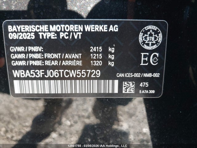 WBA53FJ06TCW55729 BMW 530 XI