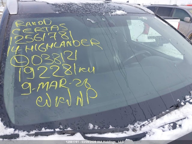Aukcja sprzedaży 2014 Toyota Highlander Xle, vin: 5TDJKRFH7ES038121, numer aukcji: 12561781