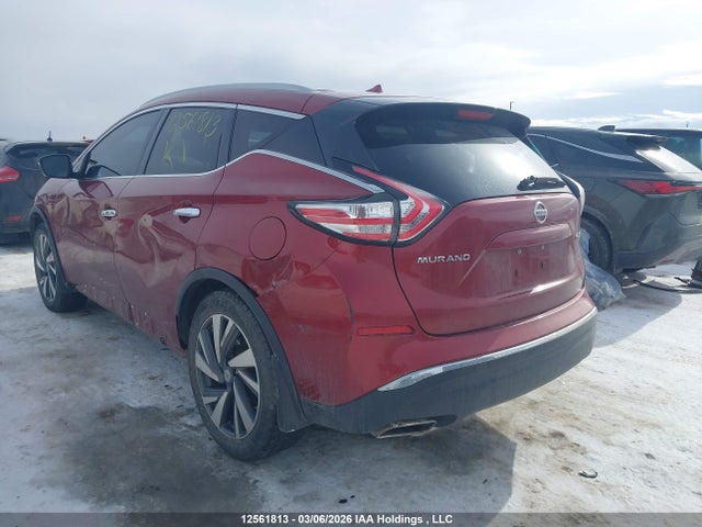 5N1AZ2MH6FN231613 Nissan Murano Platinum/sl/sv